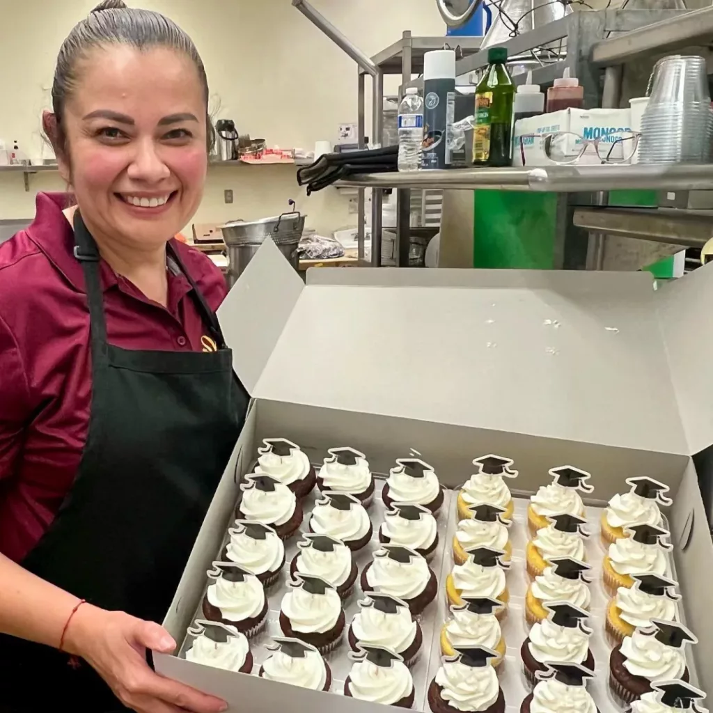 Cupcakes created by Student Staff at Southwestern Fool Services